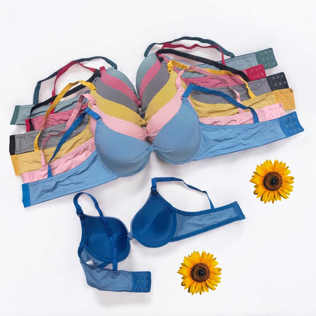 Silk Plain Comfortable & Lightweight Push UP Bra 166